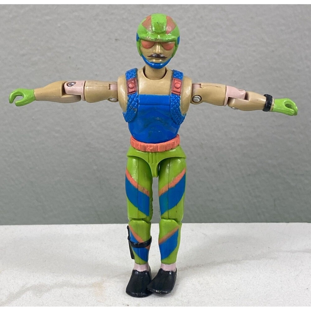 1986 Jet Ski Skier 4" Action Figure Lanard Rare Lillian Vernon The Corps